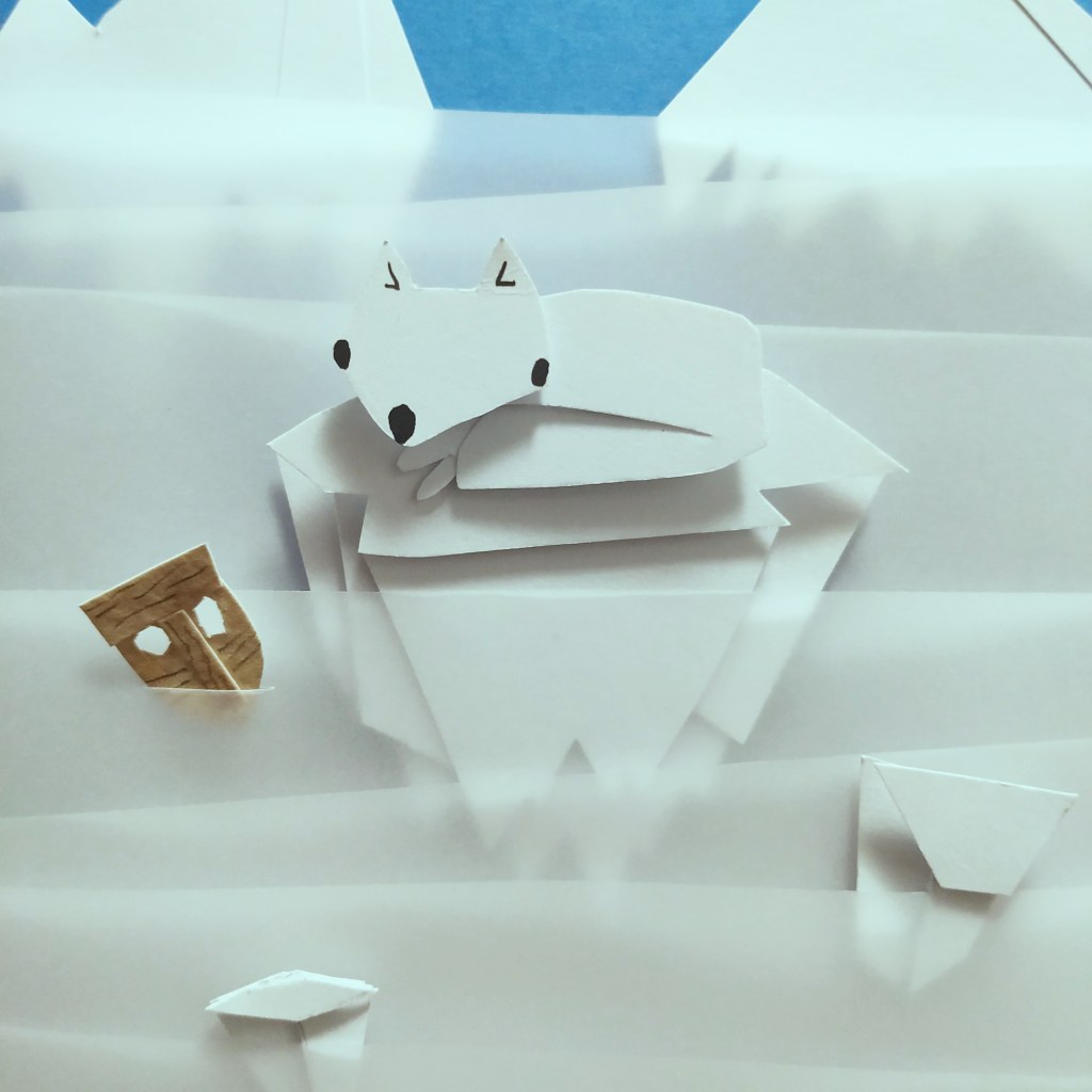 Ilustración infantil, paperart, ilustración para niños