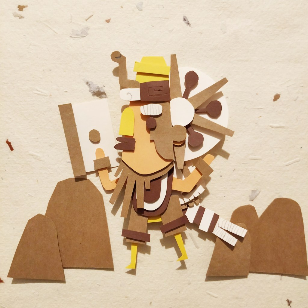 Ilustración infantil, paperart, ilustración para niños