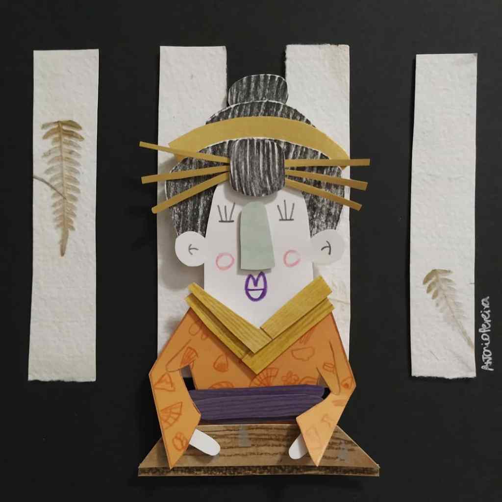 Ilustración infantil, paperart, ilustración para niños