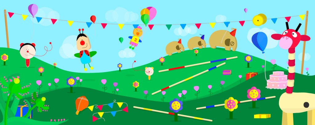 Ilustraciones infantiles digitales para web