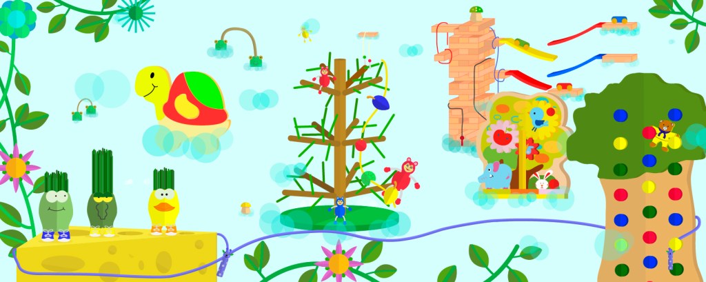 Ilustraciones infantiles digitales para web