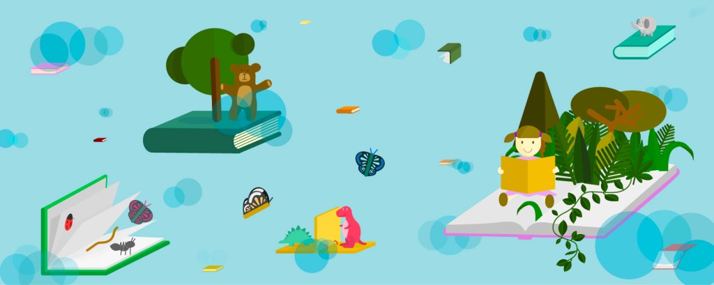 Ilustraciones infantiles digitales para web