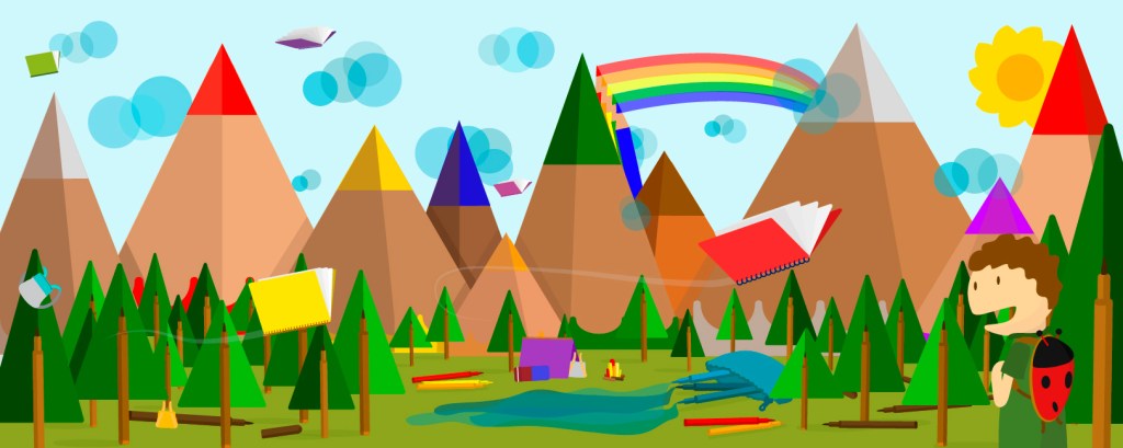 Ilustraciones infantiles digitales para web