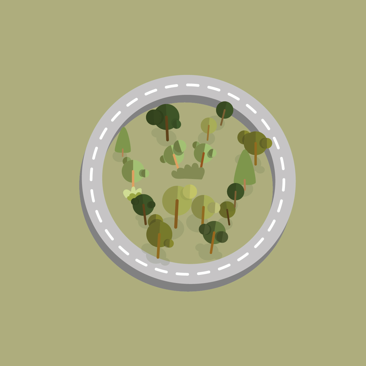 Contraportada revista, diseño gráfico e ilustración