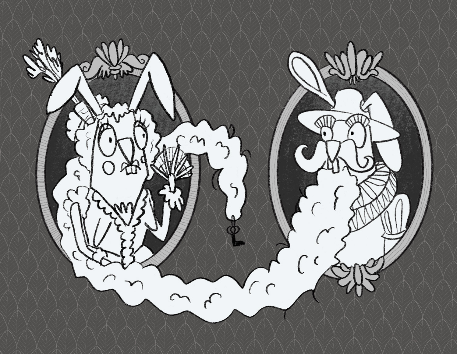 Boceto de ilustración infantil en procreate