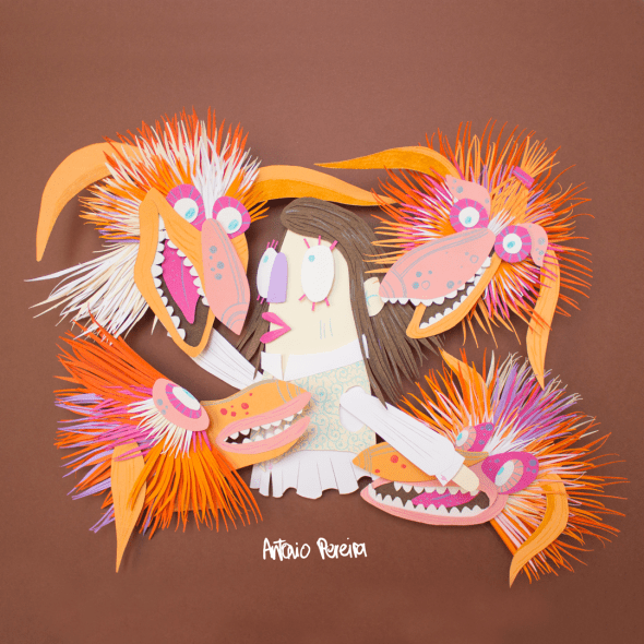 Ilustraciones infantiles de la película de los 80 Labyrinth