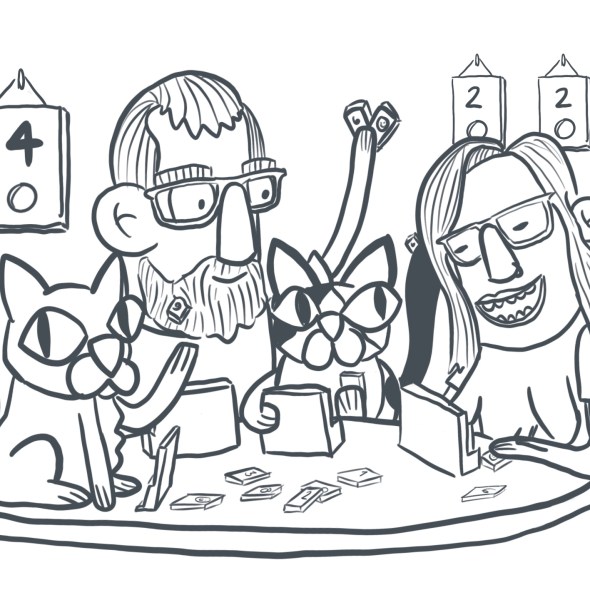 Ilustracion personalizada con la técnica del papercut