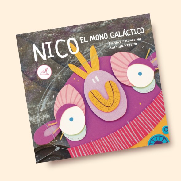 Cuento infantil ilustrado "Nico el mono galáctico"